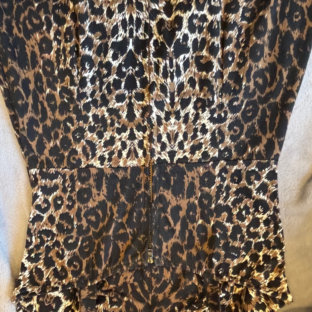Original Dixiefried (not Pinup Couture) Leopard Dress Medium - Picture 7 of 10